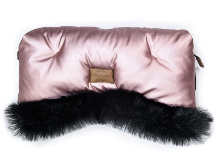 Mufka  połysk róz z czarnym.jpg