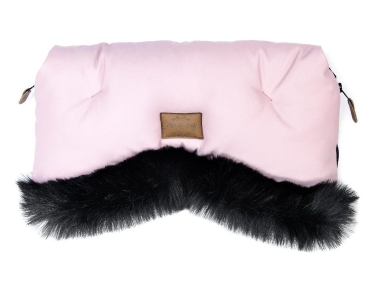 Mufka matowy róz z czarnym.jpg